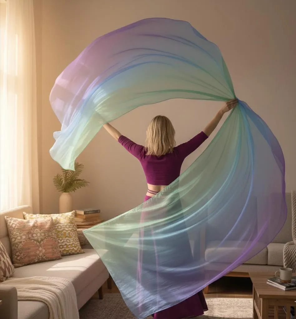 Voiles pastel dégradé